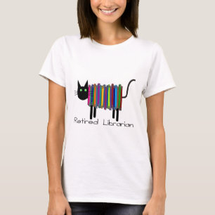 Camiseta Presentes aposentados do gato do livro do