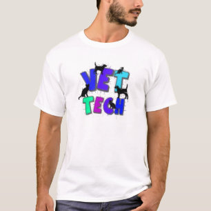 Camiseta Presentes artísticas da tecnologia do veterinári