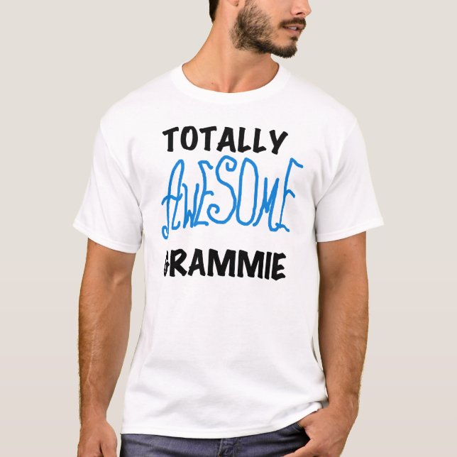 Camiseta Presentes azuis totalmente impressionantes dos (Frente)