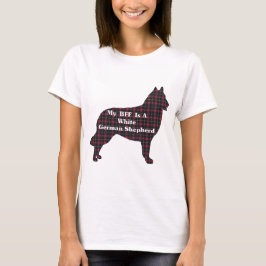 Camiseta Presentes BFF de GERMAN SHEPHERD BRANCO