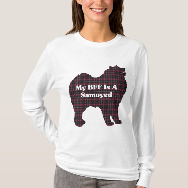 Camiseta Presentes BFF Samoyed (Frente)
