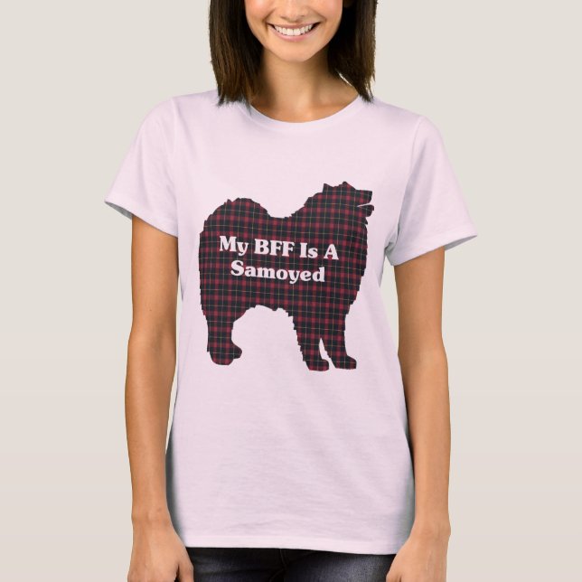 Camiseta Presentes BFF Samoyed (Frente)