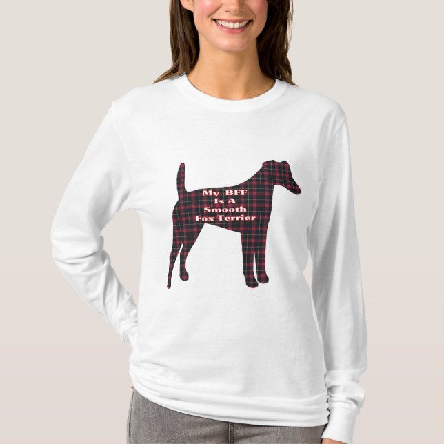 Camiseta Presentes BFF Suaves de Fox Terrier (Frente)