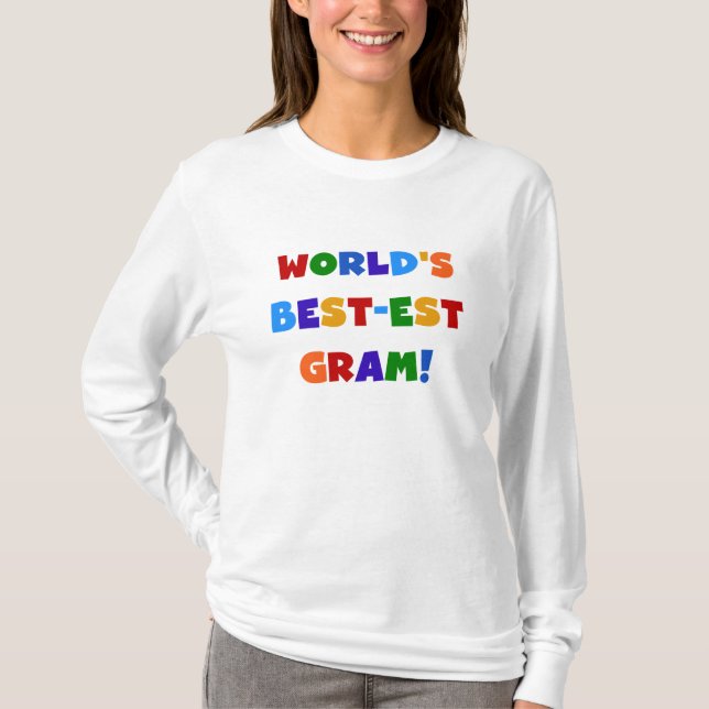 Camiseta Presentes brilhantes das cores do grama do (Frente)