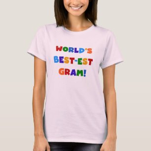 Camiseta Presentes brilhantes das cores do grama do