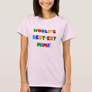 Camiseta Presentes brilhantes dos t-shirt das cores Mimi do