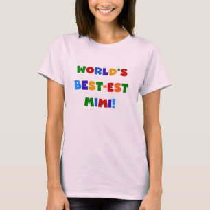 Camiseta Presentes brilhantes dos t-shirt das cores Mimi do