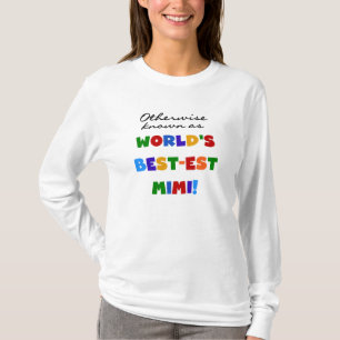 Camiseta Presentes brilhantes dos t-shirt das cores Mimi do