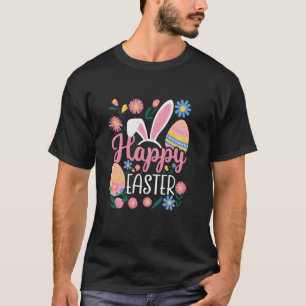 Camiseta Presentes Coelhinho Ovo de Páscoa Feliz Para Crian