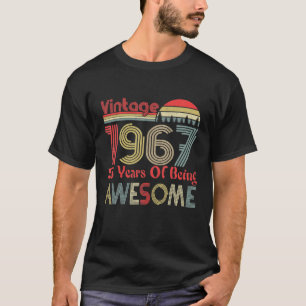 Camiseta Presentes com 55 anos Vintage 1967 Limited Edition