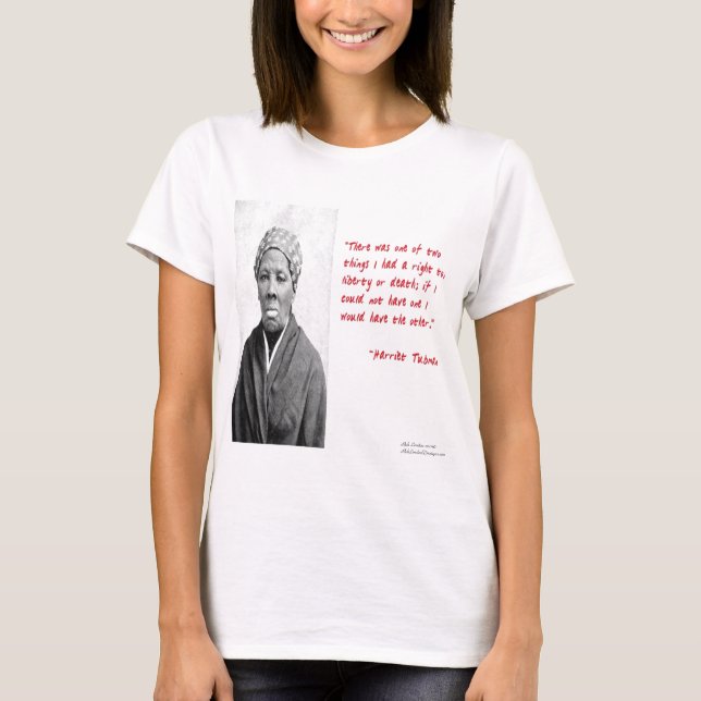 Camiseta Presentes com a Citação "Liberdade ou Morte" de Ha (Frente)