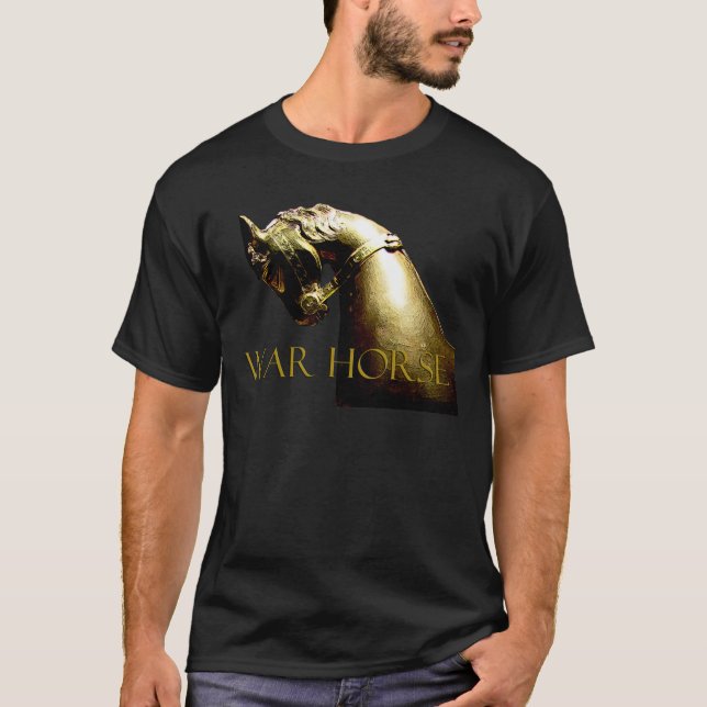 Camiseta Presentes & cumprimentos do cavalo de guerra (Frente)