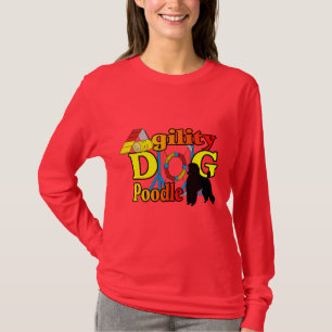 Camiseta Presentes da agilidade da caniche