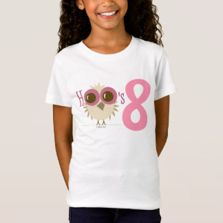 Camiseta Presentes da festa de aniversário da menina os 8os