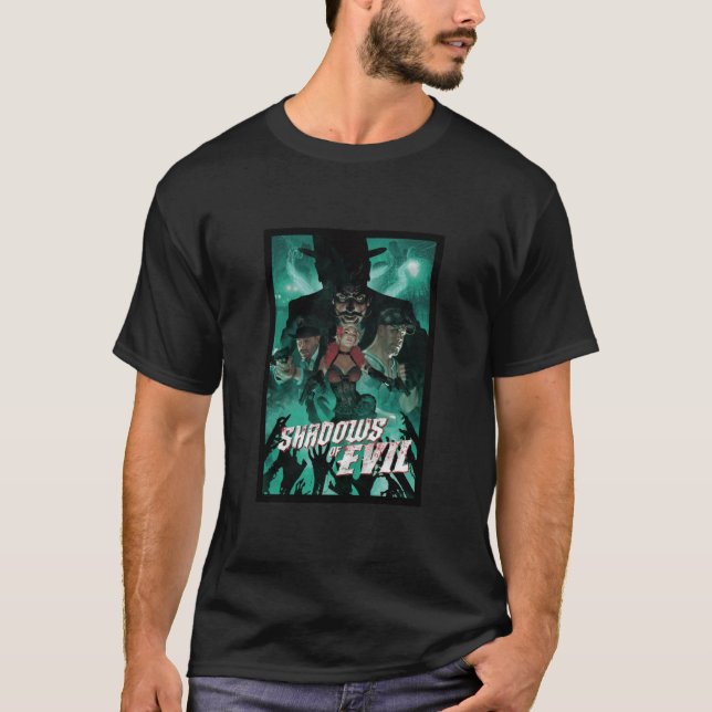 Camiseta Presentes da garota do mal sombras (Frente)