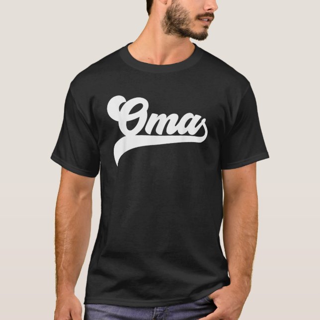 Camiseta Presentes da Oma Dia das Mães Oma  (Frente)