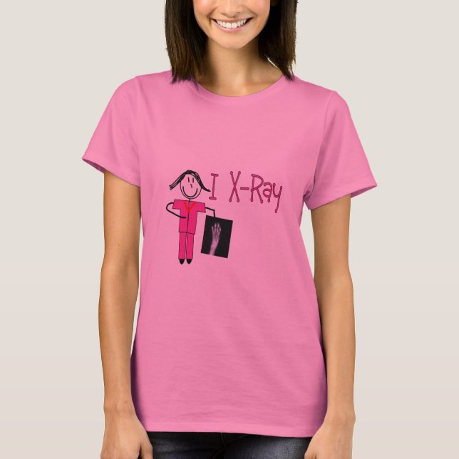 Camiseta Presentes da tecnologia do raio X (Frente)