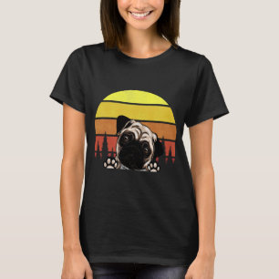 Camiseta Presentes da Vida de Pug de Acampamento - Pug Clás