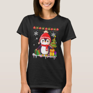 Camiseta Presentes das luzes da árvore do Enfeites de natal