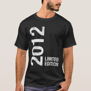 Camiseta Presentes de 12 Anos de Idade Menino Menina 12 Ano