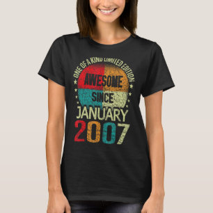 Camiseta Presentes De 16 Anos Incríveis Desde Janeiro De 20
