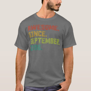Camiseta Presentes de 16 anos são fantásticos desde setembr