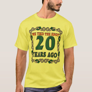 Camiseta Presentes de 20 de Aniversário