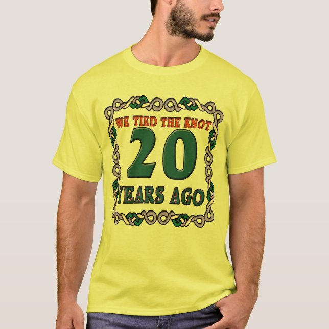 Camiseta Presentes de 20 de Aniversário (Frente)
