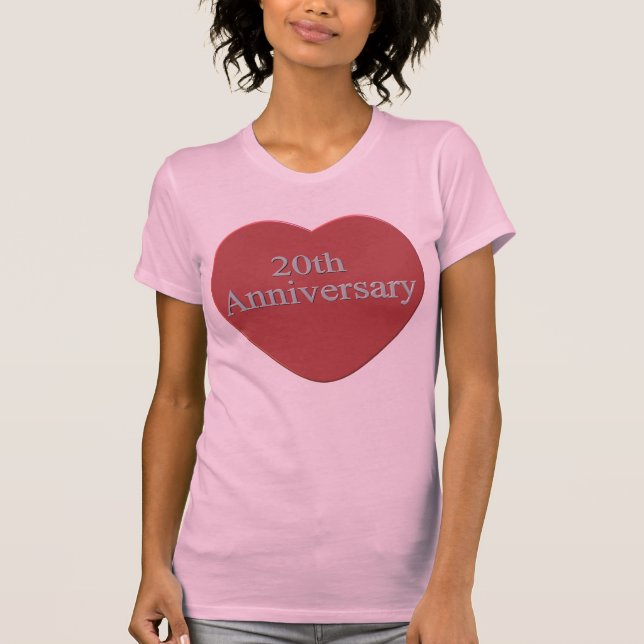 Camiseta Presentes de 20 de Aniversário (Frente)