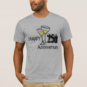 Camiseta Presentes de 25 de Aniversário