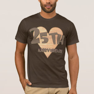 Camiseta Presentes de 25 de Aniversário