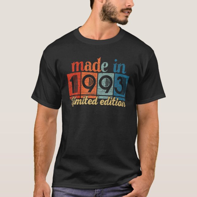 Camiseta Presentes De 29 Anos Com 29 Anos De Idade, Feitos  (Frente)