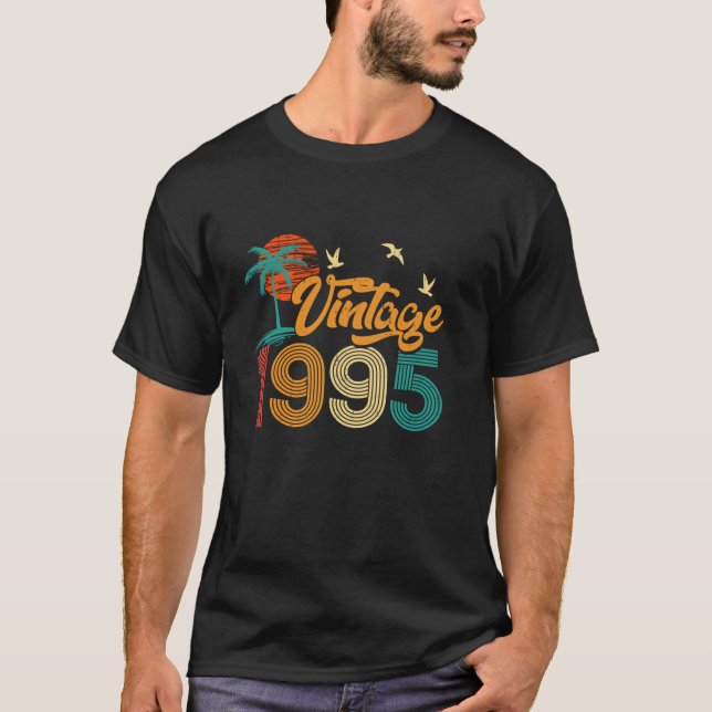 Camiseta Presentes De 30 Anos Feitos Em 1995 Com 30 Engraça (Frente)