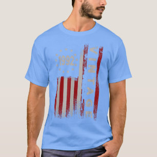 Camiseta Presentes De 30 Anos Vintage, 1992 30 de Bandeira