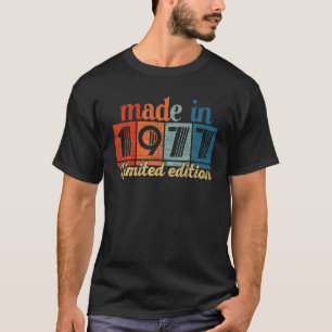 Camiseta Presentes De 45 Anos Com 45 Anos De Idade, Feitos