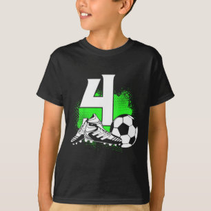 Camiseta Presentes de 4 anos de idade para menino aniversár