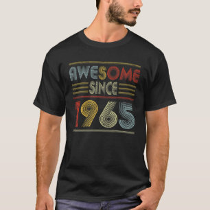 Camiseta Presentes De 57 Anos Incríveis Desde 1965 Retro 57