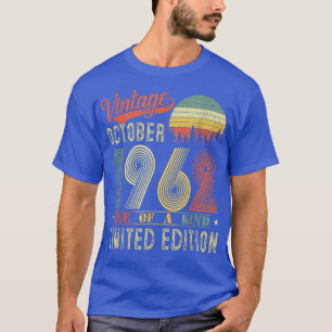 Camiseta Presentes de 60º Aniversário Vintage Outubro 1962 
