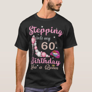 Camiseta Presentes de 60 Anos Entrando nos Meus 60 Anos de 