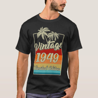 Camiseta Presentes De 73 Anos Vintage 1949 Melhor De 1949 7