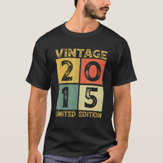 Camiseta Presentes de 8 Anos Vintage Edição Limitada 2015 8