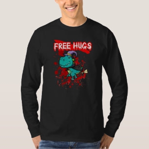Camiseta Presentes de Abraços Grátis no Halloween Sarcasmo