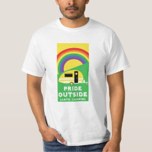 Camiseta Presentes de acampamento LGBTQ gay