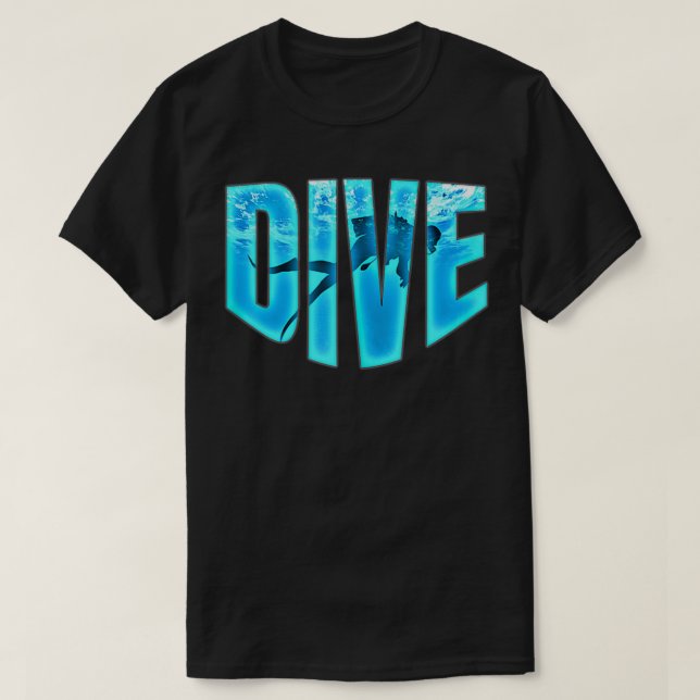 Camiseta Presentes de acessórios de mergulho Scuba para dri (Frente do Design)