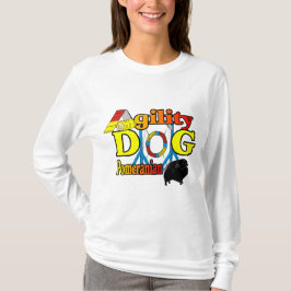 Camiseta Presentes de Agilidade da Pomerânia