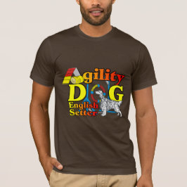 Camiseta Presentes de Agilidade para English Setter
