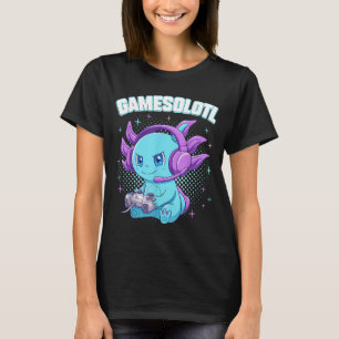 Camiseta Presentes de anime Kawaii de jogador de video game