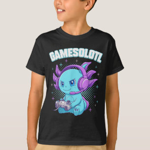 Camiseta Presentes de anime Kawaii de jogador de videogame