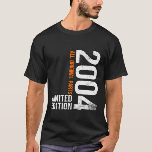 Camiseta Presentes de Aniversário de 22 Anos para Homens e