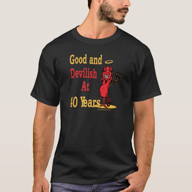Camiseta Presentes de aniversário de 40 anos (Frente)